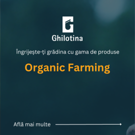 Ghilotina Organic Farming pentru grădina ta