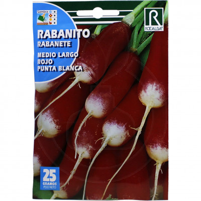 rocalba seed radish de luna rojo punta blanca 25 g - 3