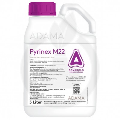 adama insecticid agro pyrinex m22 5 litri - 1