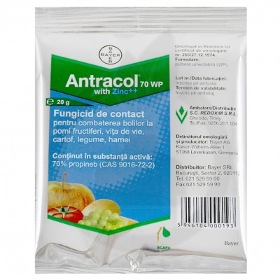 bayer fungicid antracol 70 wp 20 g - 1