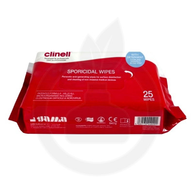 gama healthcare disinfectant clinell sporicid wipes 25 p - 2