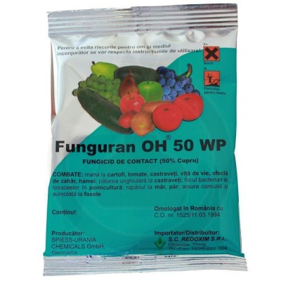 spiess urania chemicals fungicid funguran oh 50 wp 300 g - 1