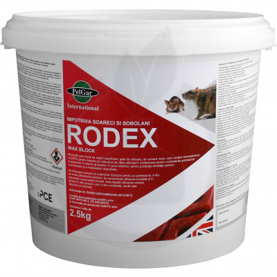 pelgar rodenticid rodex wax block 2 5 kg - 1