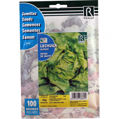 rocalba seed green lettuce reina de mayo 100 g - 1