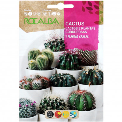 rocalba seed cactus and succulent plants mix 0 5 g - 3