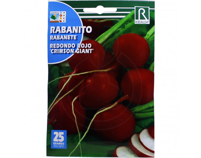 Ridichi Redondo Rojo Crimson Giant, 10 g