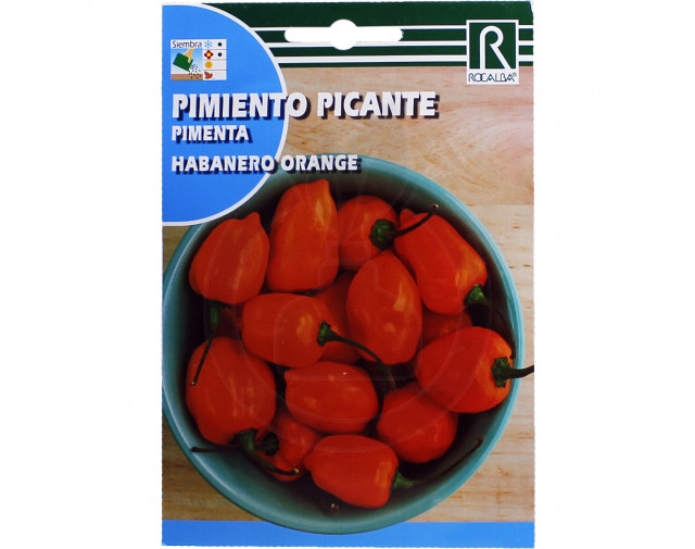 Ardei Iute Habanero Orange, 0.5 g