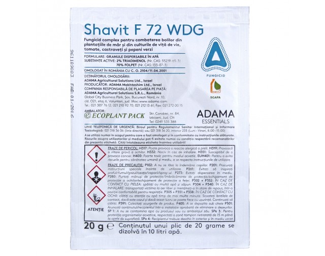 Shavit F 72 WDG, 20 g