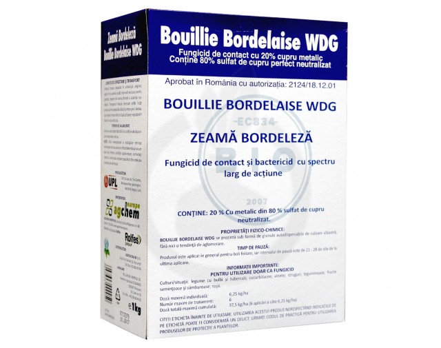 Bouillie Bordelaise WDG, Zeama Bordeleza, 1 kg