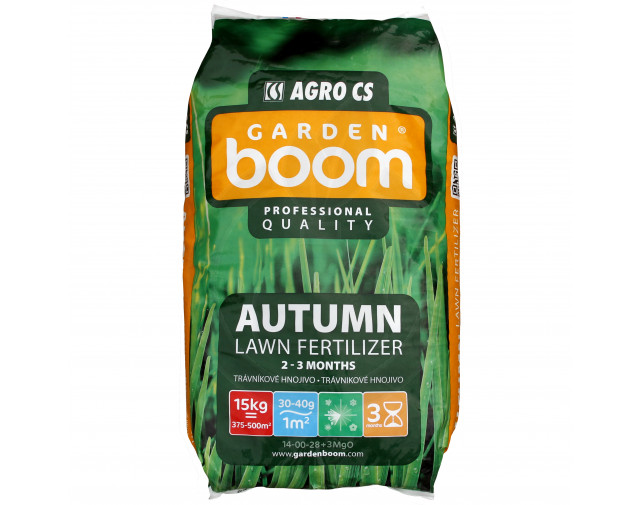 Ingrasamant gazon Garden Boom Autumn 14-00-28+3MgO, 15 kg