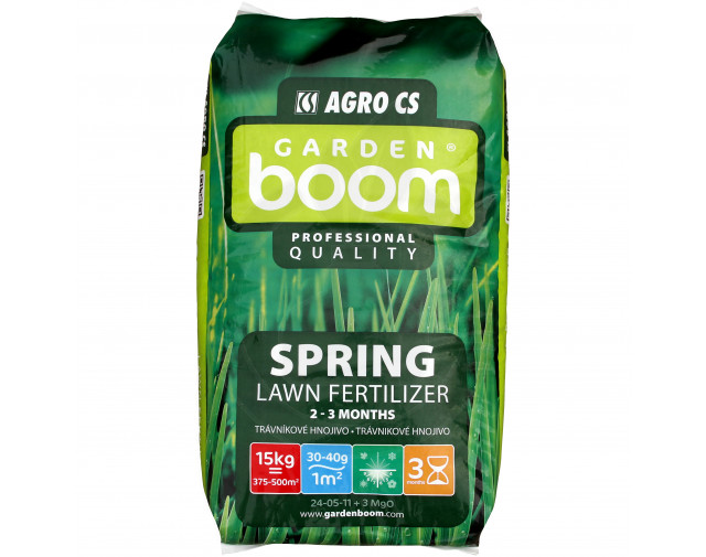 Ingrasamant gazon Garden Boom Spring 25-05-12+3MgO, 15 kg 