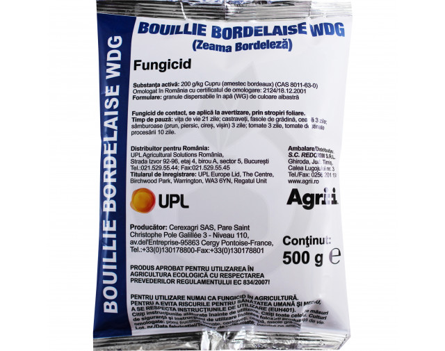 Bouillie Bordelaise WDG, Zeama Bordeleza, 500 g
