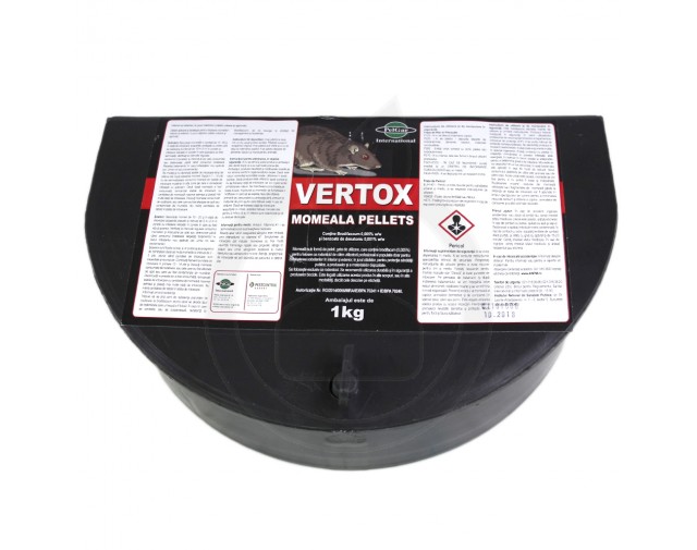 Vertox Momeala Peleti, 1 kg + Statie intoxicare 