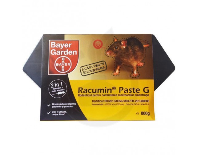 Racumin Paste G, 800 g + Statie intoxicare