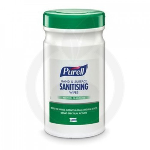 gojo disinfectant purell sanitising wipes 200 wipes - 1