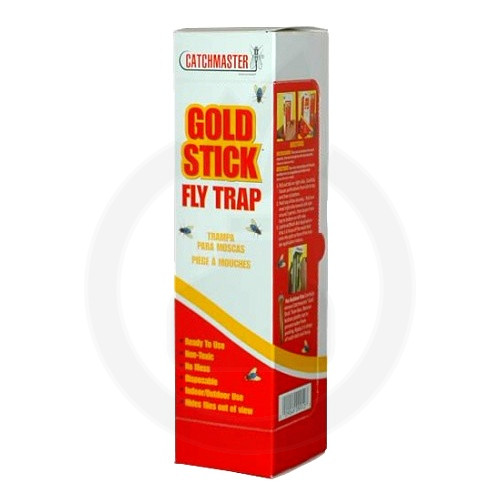 catchmaster adhesive trap gold stick fly - 2