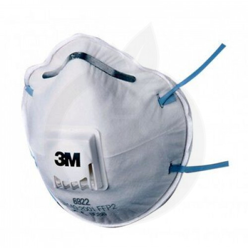 3m safety equipment ffp2 half mask 06922 with valve - 1