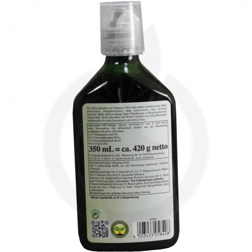 schacht fertilizer organic liquid for pot vegetables 350 ml - 3