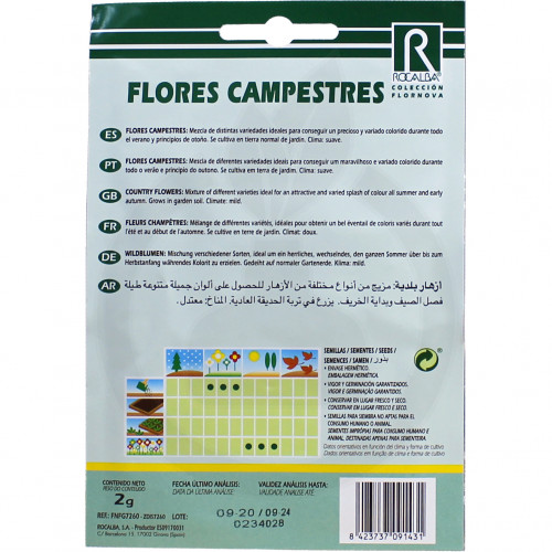 rocalba seed flores campestres 2 g - 2