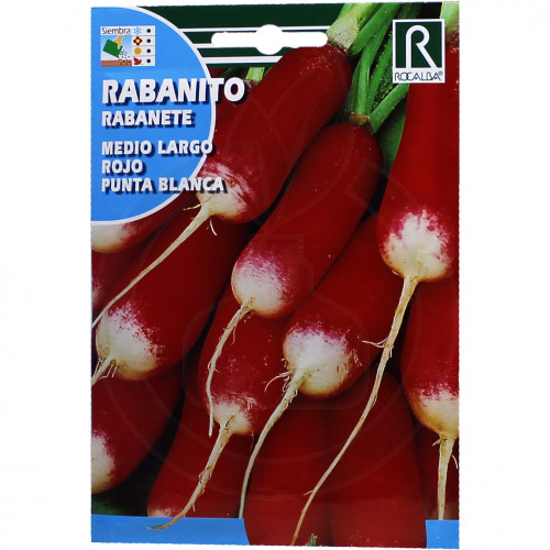 rocalba seed radish de luna rojo punta blanca 10 g - 1