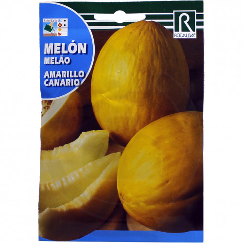 rocalba seed cantaloupe amarillo canario 10 g - 1