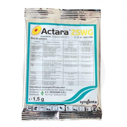 syngenta insecticid agro actara 25 wg 1.5 g - 1