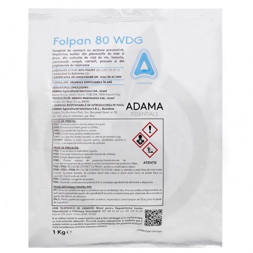 adama fungicid folpan 80 wdg 1 kg - 1