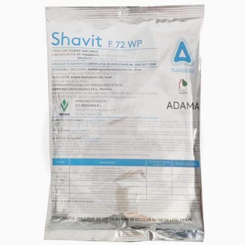 adama fungicid shavit f 72 wp 1 kg - 1