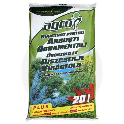 agro cs substrat arbusti ornamentali 20 litri - 1