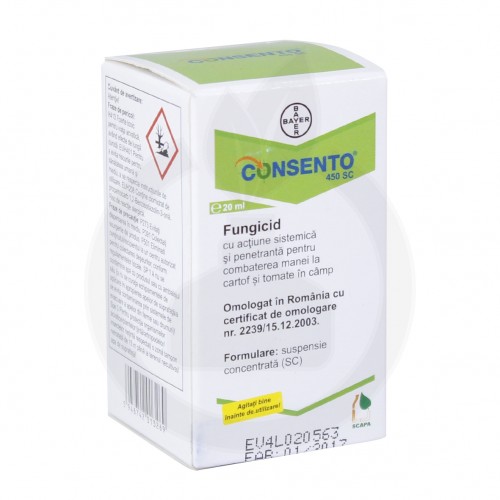 bayer fungicid consento 450 sc 20 ml - 1