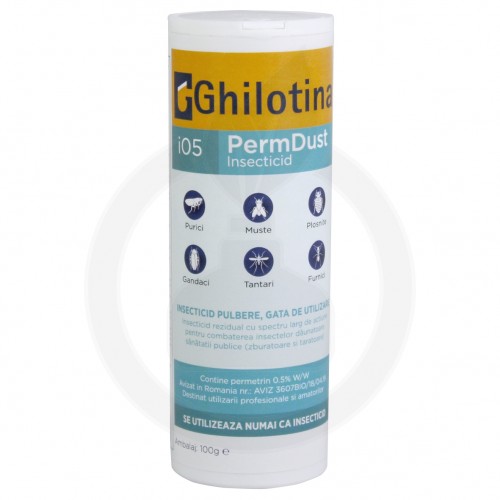 ghilotina insecticid i05 permdust 100 g - 1