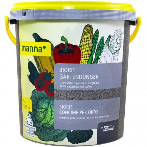 hauert fertilizer manna biorit gartendunger npk organic 5 kg - 3