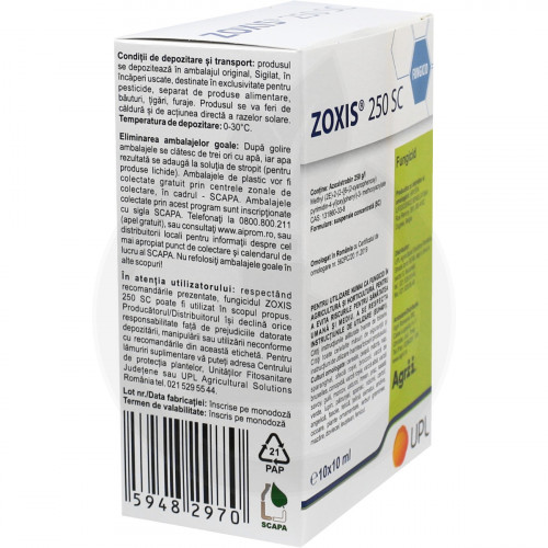 arysta lifescience fungicide zoxis 250 sc 10 ml - 2