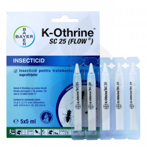 bayer insecticid k othrine sc 25 5 ml 5 buc - 2