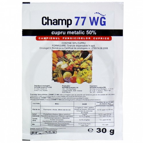 nufarm fungicid champ 77 wg 30 g - 1