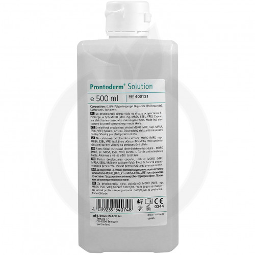 b.braun dezinfectant prontoderm solutie 500 ml - 3