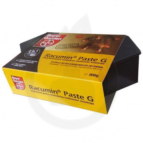 bayer rodenticid racumin paste g 800 g statie - 2