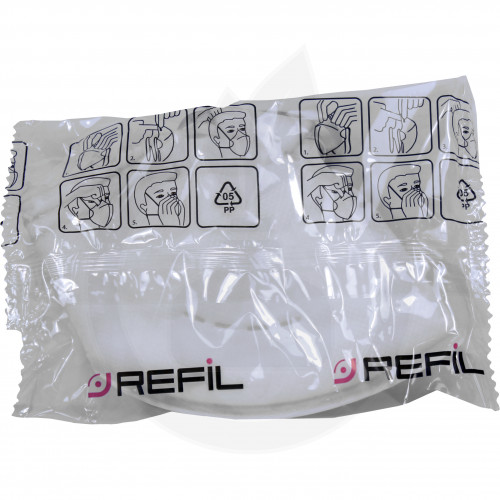 refil safety equipment refil 751 ffp3 valve half mask - 8
