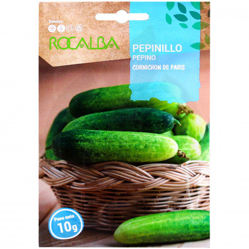 rocalba seed cucumbers cornichon de paris 10 g - 3