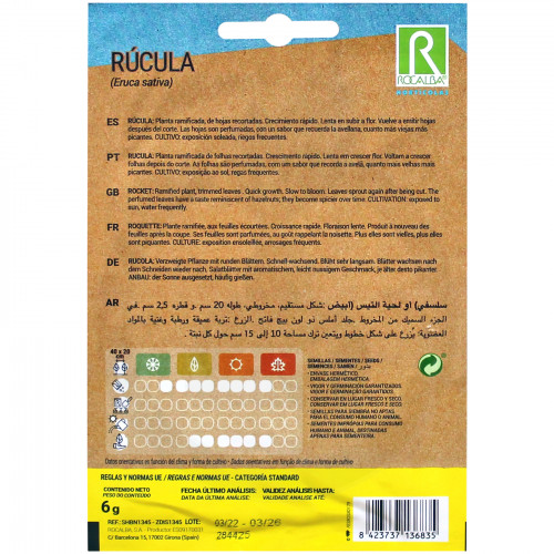 rocalba seed arugula 6 g - 4