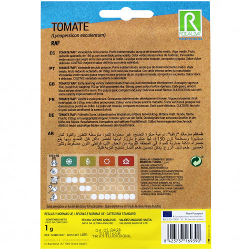 rocalba seed tomatoes raf 1 g - 4