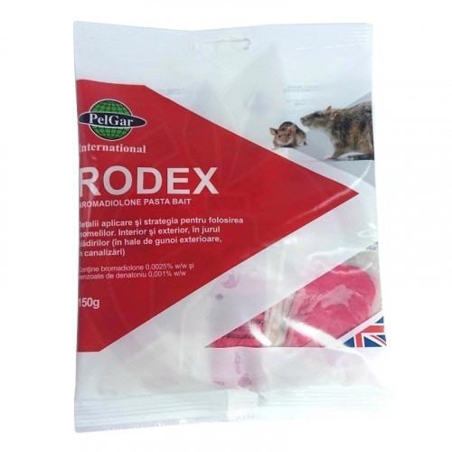 pelgar rodenticide rodex pasta bait 150 g - 1