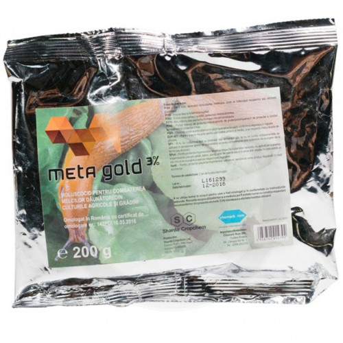 sharda cropchem moluscocid meta gold 3 gb 200 g - 1