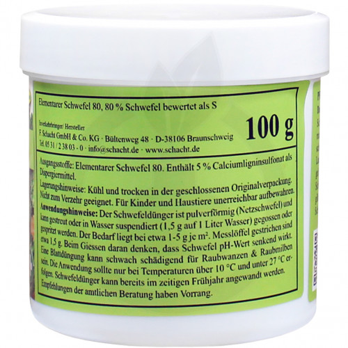 schacht fertilizer with sulfur schwefeldunger 100 g - 3