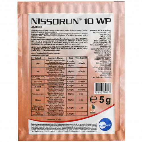 nippon soda acaricid nissorun 10 wp 5 g - 4