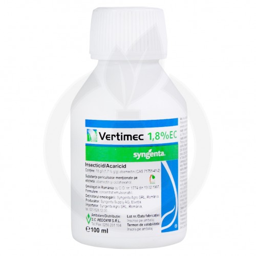 syngenta acaricid vertimec 1.8 ec 100 ml - 1