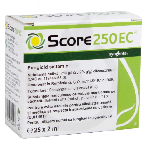 syngenta fungicid score 250 ec 2 ml - 2