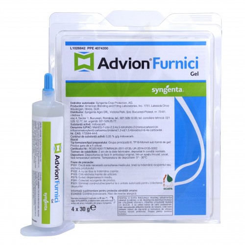 syngenta insecticid advion furnici gel 30 g - 2