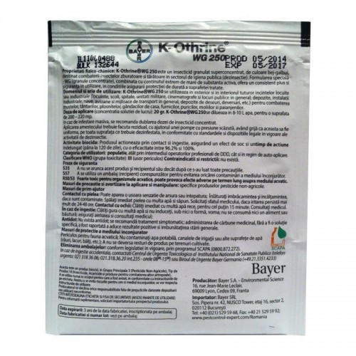 bayer insecticid k othrine wg 250 20 g - 5