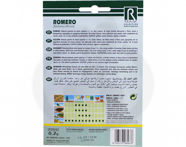 rocalba seed rosemary 0 2 g - 2
